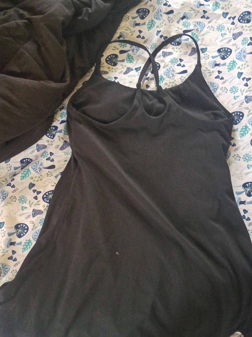Nicole Miller Sport 2-in-1 Black Active Exercise Dress Medium